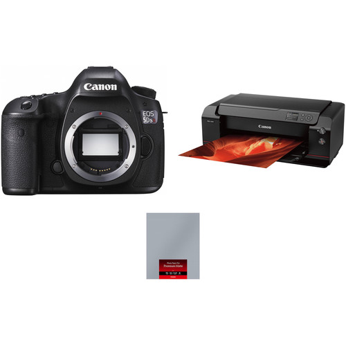 Canon EOS 5DS R Camera Body with PRO-1000 Inkjet Printer Kit