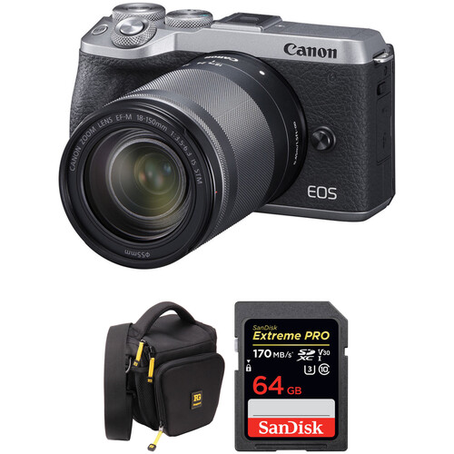 Canon EOS M6 Mark II Mirrorless Digital Camera with 18150mm