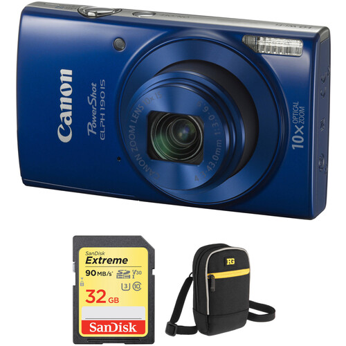 Canon PowerShot ELPH 190 IS Digital Camera with Free Accessory User