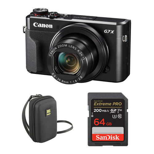 Canon PowerShot G7 X Mark II Digital Camera 1066C001ACKT B&H