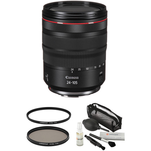 Canon RF 24105mm f/4L IS USM Lens with Filters Kit B&H Photo