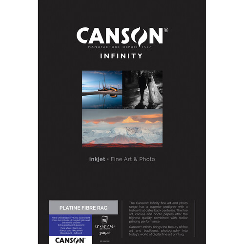 Canson Infinity Platine Fibre Rag Paper (13 x 19