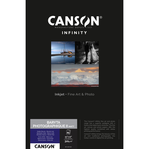 Canson Infinity Baryta Photographique II Matte Paper (11 x 17