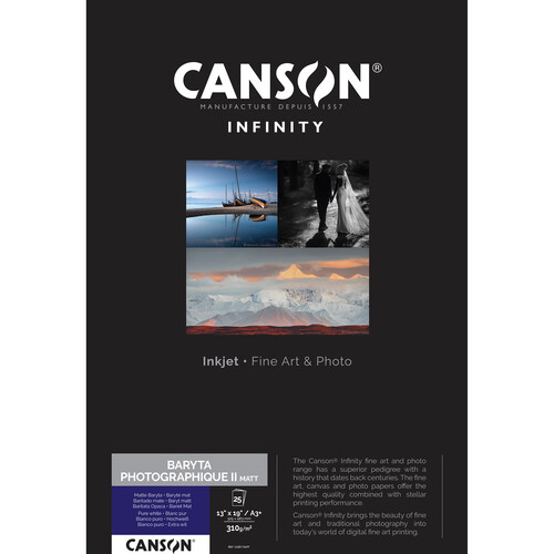 Canson Infinity Baryta Photographique II Matte Paper (13 x 19