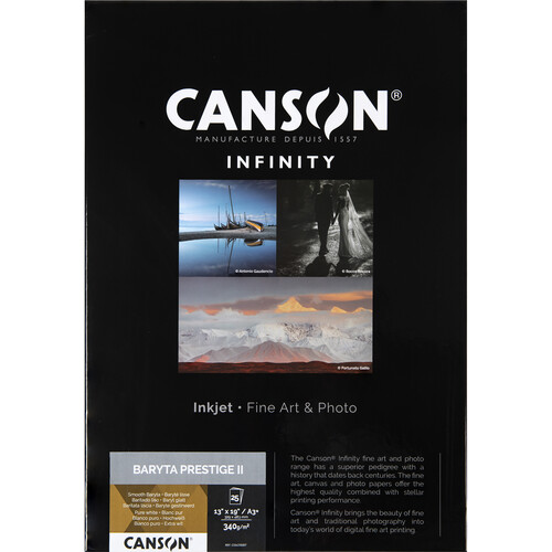 Canson Infinity Baryta Prestige II Glossy Paper (13 x 19