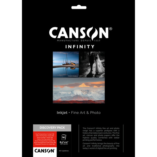 Canson Infinity Photo & Fine Art Discovery Pack (8.5 x11