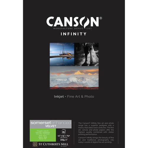 Canson Infinity Somerset Enhanced Velvet (225 gsm 13 x 19