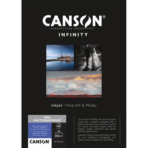 Canson Infinity Rag Photographique II Paper (310 gsm 8.5 x 11