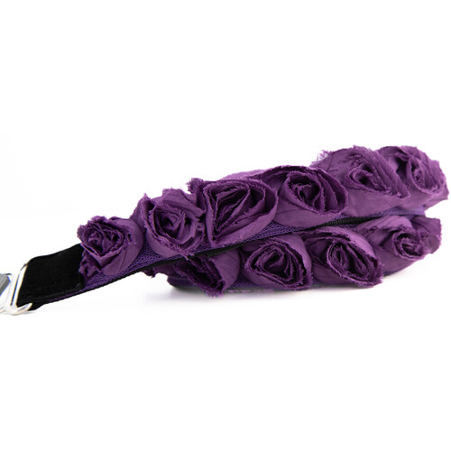 Capturing Couture Organza Collection SLR/DSLR Couture Camera Strap (Purple 1.5