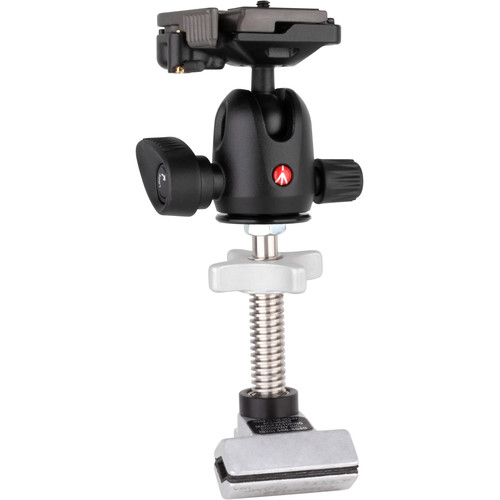 Cardellini Manfrotto 494 Mini Ball Head with Mic Clamp and Quick Release