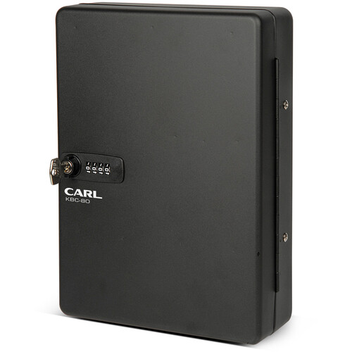 CARL Key Cabinet with Key & Combination Locks (80 Keys)