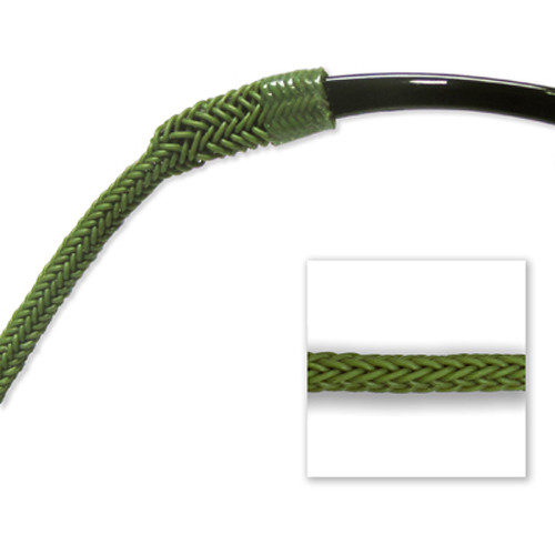 Carson ER-20 Braided Gripz Eyewear Retainer (Standard Safari Green)