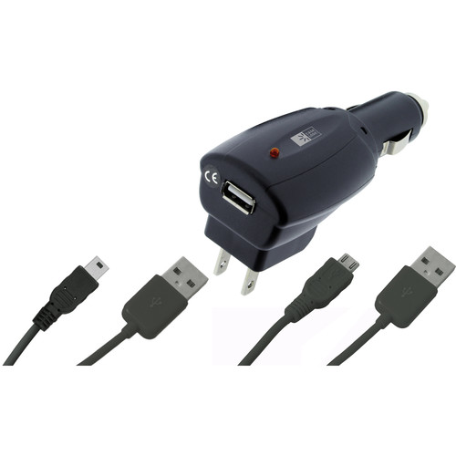 Case Logic Universal Vehicle and Home Charger Kit CL3IN1MNMC