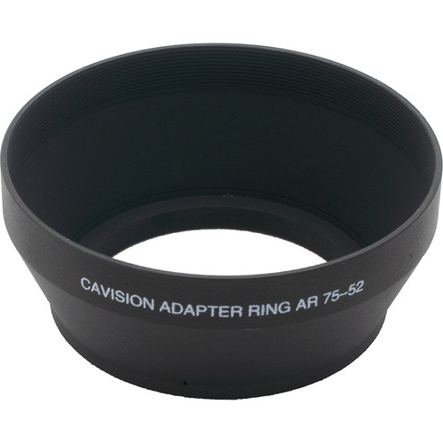 Cavision 52mm Conical Step-up Ring with 75mm Outside Diameter