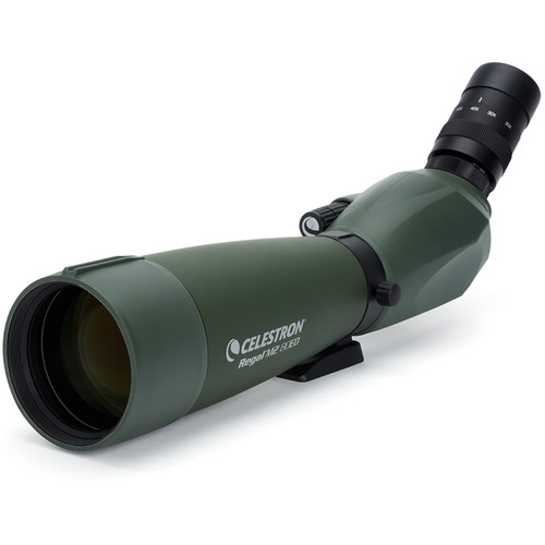Celestron Regal M2 80ED Spotting Scope with 20-60x Eyepiece (Angled Viewing)