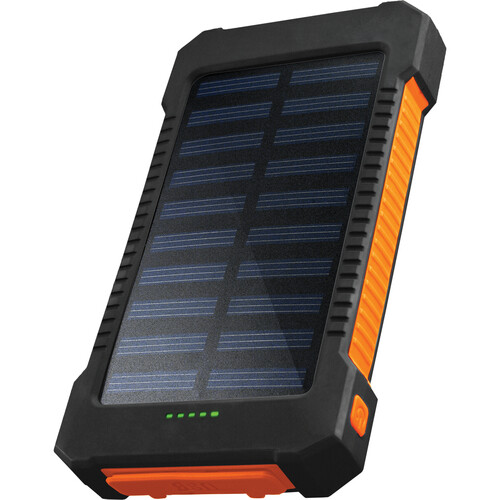 ChargeWorx Premium Solar Power Bank with Dual USB-A Ports (10000 mAh)