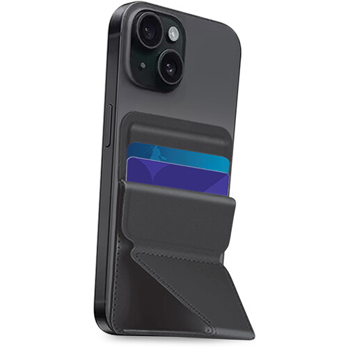 ChargeWorx MagSafe Credit Card Holder & Stand (Black)