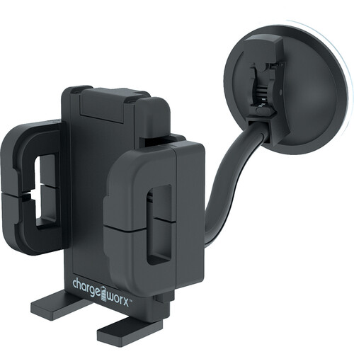 ChargeWorx Windshield Mount with Gooseneck for Smartphones