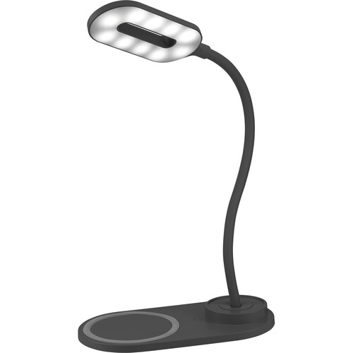 ChargeWorx Desk Lamp with 10W Wireless Charging Pad CX5308BK B&H