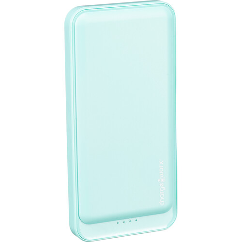 ChargeWorx 10000 mAh Dual USB Slim Power Bank (Mint)