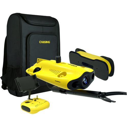 CHASING GLADIUS MINI S Underwater ROV with Backpack & Robotic Claw (328' Tether)