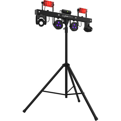 CHAUVET DJ GigBAR Move ILS 5-in-1 Lighting System with Moving Heads Pars Derbys Strobe and Laser Effects
