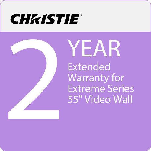Christie 2-Year Extended Warranty for Extreme Series 55