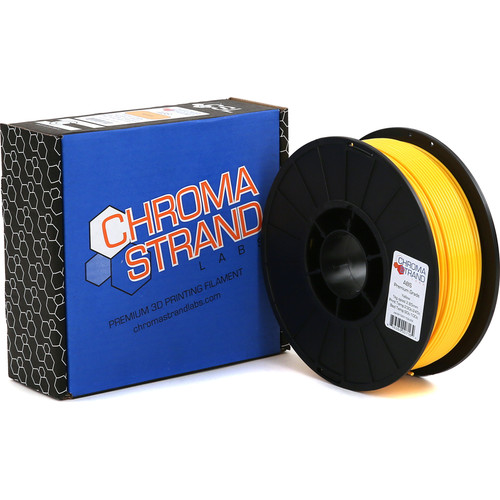 Chroma Strand Labs 3mm ABS Filament (1kg Yellow)