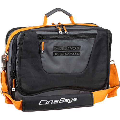 CineBags CB17 Laptop Bag (Black/Charcoal/Orange)