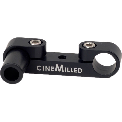 CineMilled 15mm Rod Clamp Lens Motor Offset Bracket (2.2