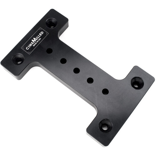 CineMilled Black Arm Dual Speed Rail Mount Plate