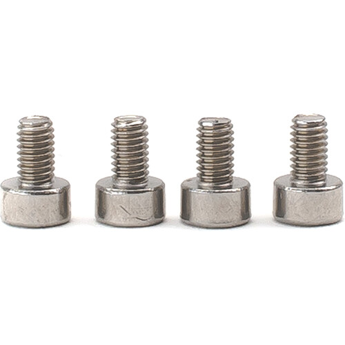 CineMilled M3 x 5mm Stainless Steel Screws (4-Pack)