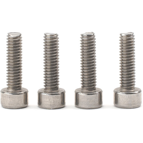 CineMilled M4 x 14mm Stainless Steel Screws (4-Pack)