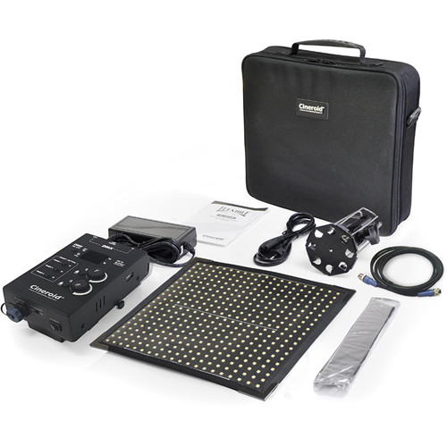 Cineroid FL400 Flexible 400 LED Single Light Set, Gold Mount