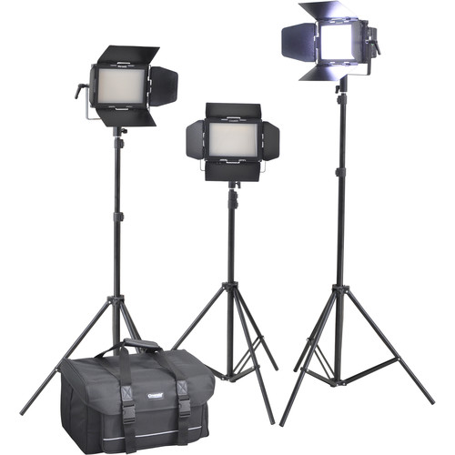 Cineroid LM4003setV Professional LED 3Light Kit LM4003SETV