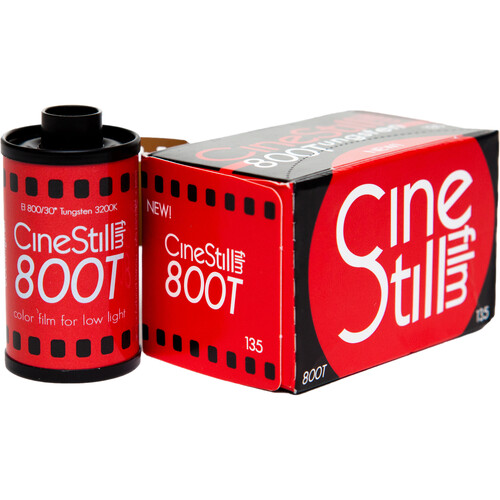 CineStill Film 800Tungsten C-41 Color Negative Film (35mm Roll Film 36 Exposures)