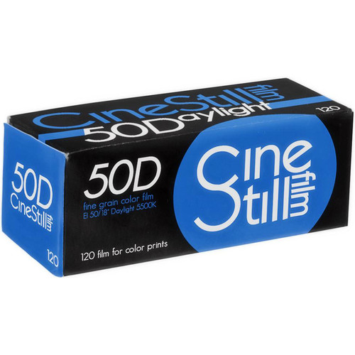CineStill Film 50Daylight Xpro C-41 Color Negative Film (120 Roll Film Expires 06/2025)