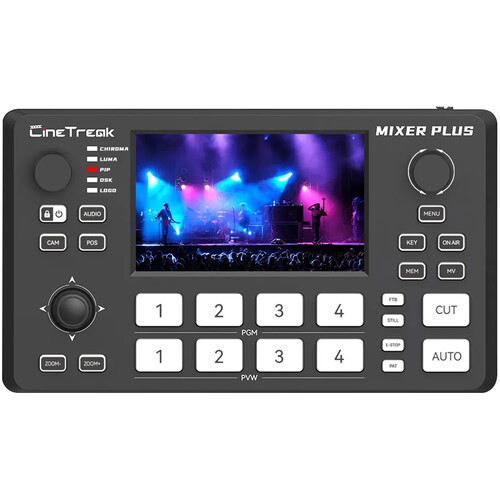CineTreak Mixer Plus 4-Channel HDMI Streaming Video Switcher with 4.5