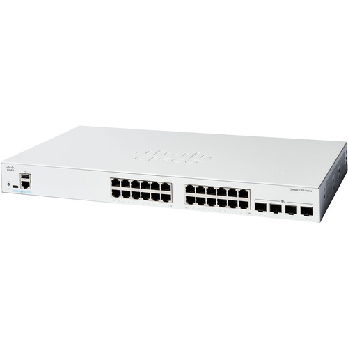 Cisco Catalyst C1300-24T-4X 24-Port Gigabit Managed Network Switch