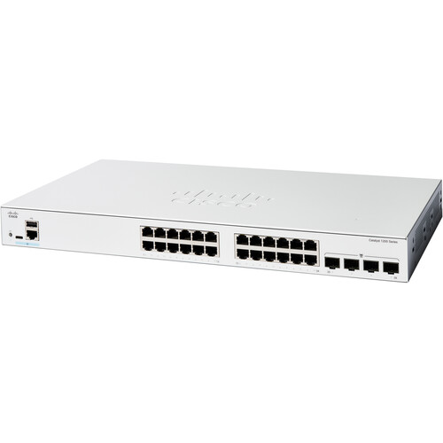 Cisco Catalyst C1200-24T-4G 24-Port Gigabit Managed Network Switch