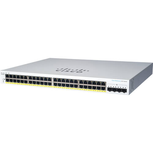 Cisco CBS220-48T-4X 48-Port Gigabit Managed Network Switch with SFP+
