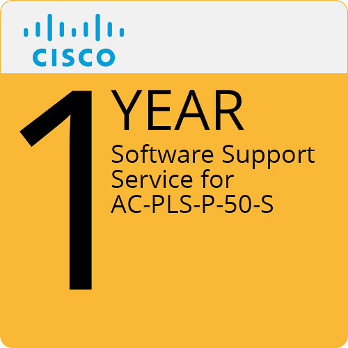 Cisco 1-Year Software Support Service for AC-PLS-P-50-S