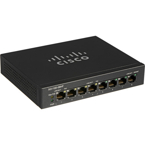 switch 8 network Unmanaged SG110D 110 Cisco Series 8 PoE SG110D 08HP Port