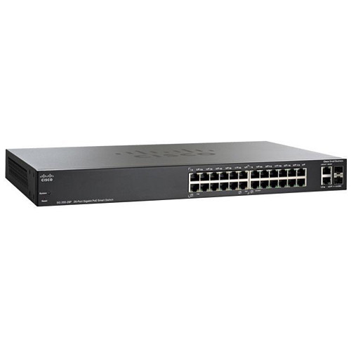 Cisco SG200-26FP 26-Port 10/100/1000 Gigabit PoE Smart Switch