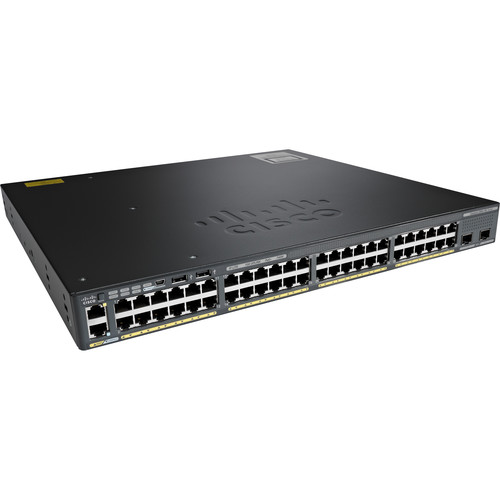 Cisco 2960X-48LPD-L 48 Port Catalyst Ethernet WS-C2960X-48LPD-L