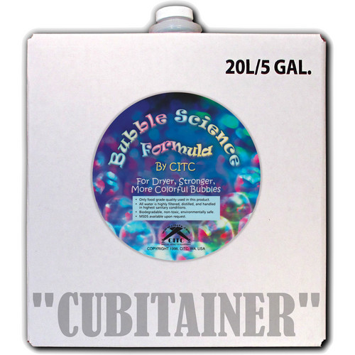 CITC Bubble Science Formula (5 Gallons Cubitainer)