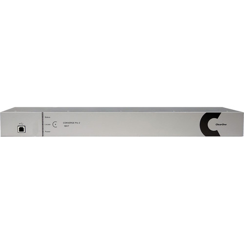 ClearOne Converge Pro 2 48VT Advanced Multichannel Mic Auto Mixer with VoIP Telco and DSP