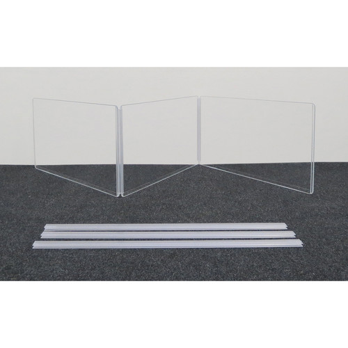 ClearSonic ARX2412x3 Scratch-Resistant Three-Section Height Extender with H-Channel (24x12