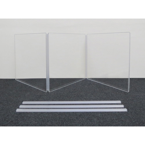 ClearSonic ARX2418x3 Scratch-Resistant Three-Section Height Extender with H-Channel (24x18
