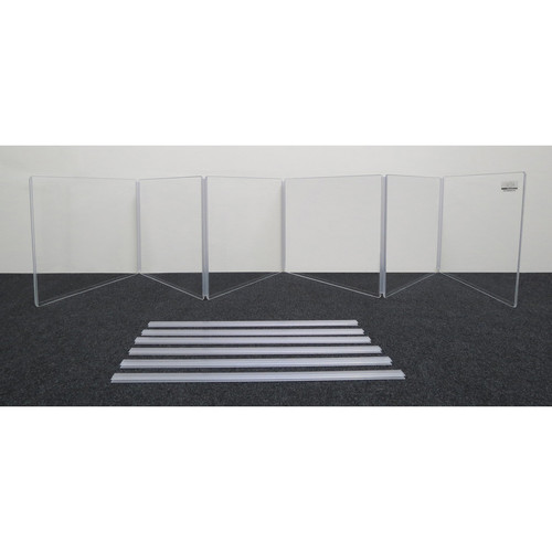 ClearSonic ARX2418x6 Scratch-Resistant Six-Section Height Extender with H-Channel (24x18